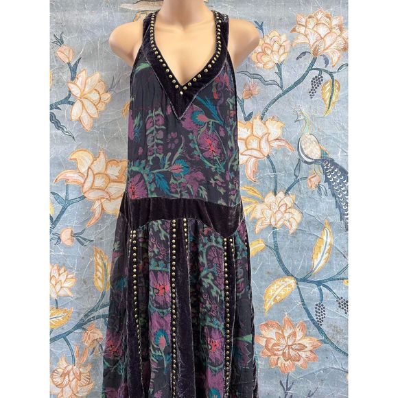 Free People Gweniever Maxi Dress Size XS - Picture 4 of 8